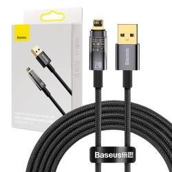 Kabel USB do Lightning Baseus Explorer, 2.4A, 2m (czarny)