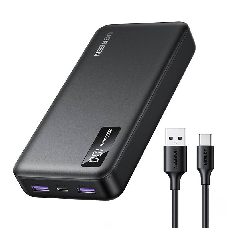 Powerbank UGREEN PB312 20000mAh 20W PD (czarny)