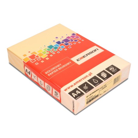 PAPIER KSERO KOLOR A4 EMERSON BEŻOWY 80G 500 ARK