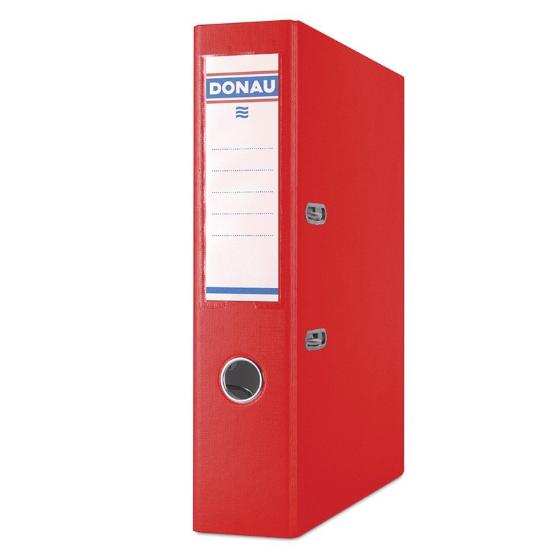 SEGREGATOR A4 PP DONAU MASTER 75MM CZERWONY