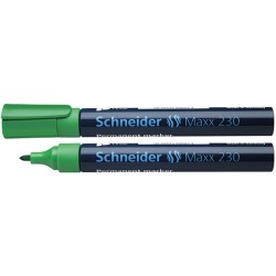 MARKER PERMANENTNY SCHNEIDER MAXX 230 ZIELONY OKRĄGŁA 1-3MM