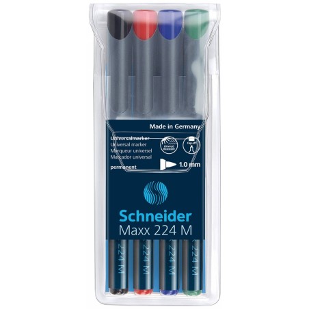 FOLIOPISY SCHNEIDER MAXX 224 MIX KOLORÓW M 4SZT