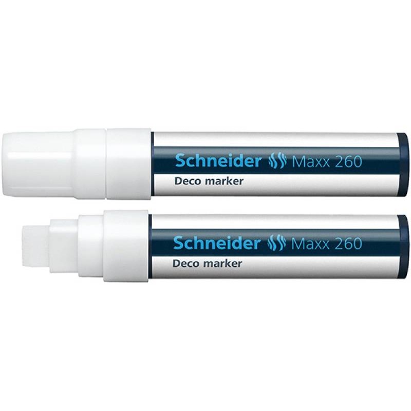 MARKER KREDOWY SCHNEIDER MAXX 260 DECO BIAŁY 5-15MM