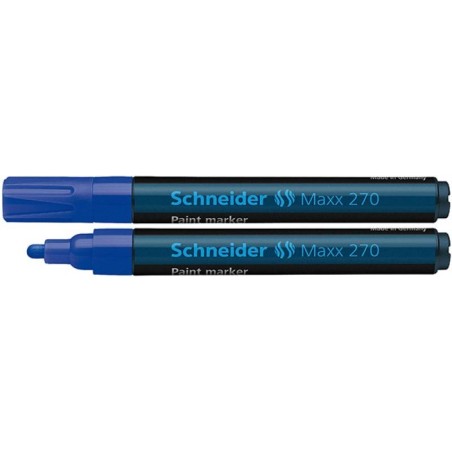 MARKER OLEJOWY SCHNEIDER MAXX 270 NIEBIESKI OKRĄGŁA 1-3MM