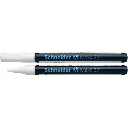 MARKER OLEJOWY SCHNEIDER MAXX 271 BIAŁY OKRĄGŁA 1-2MM