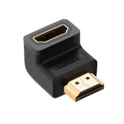 Adapter UGREEN HD112 HDMI męski-HDMI żeński (czarny)