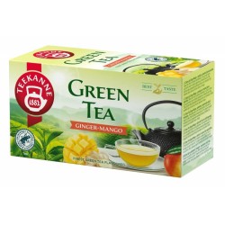 HERBATA ZIELONA, IMBIR&MANGO TEEKANNE 20 TOREBEK