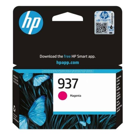 HP ORYGINALNY INK / TUSZ 4S6W3NE, HP 937, MAGENTA, 800S