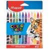 FLAMASTRY MAPED COLORPEPS ANIMALS 12 SZT.