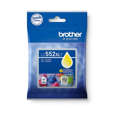 Brother oryginalny ink / tusz LC552XLY, yellow, 1500s