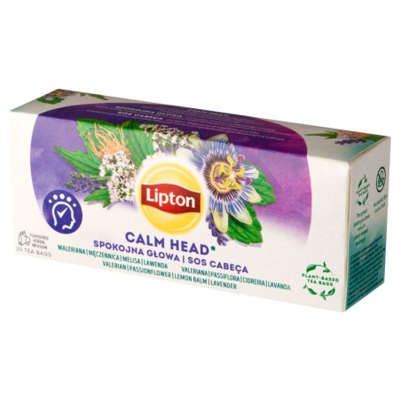 HERBATA ZIOŁOWA SPOKOJNA GŁOWA LIPTON 20 TOREBEK