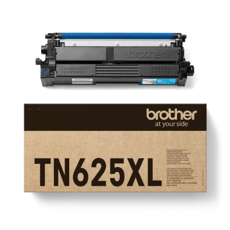 Brother oryginalny toner TN-625XLC, cyan, 4500s