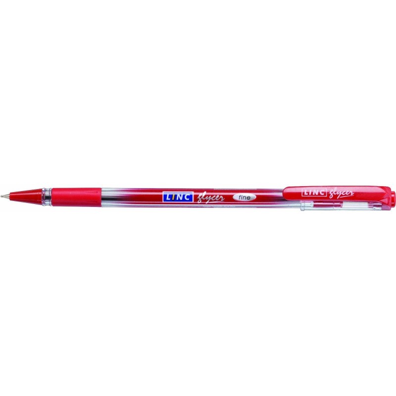 DŁUGOPIS KULKOWY LINC GLYCER 1300RED CZERWONY 0.7