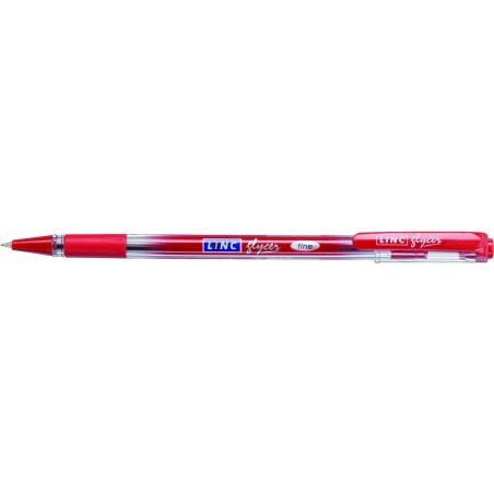 DŁUGOPIS KULKOWY LINC GLYCER 1300RED CZERWONY 0.7