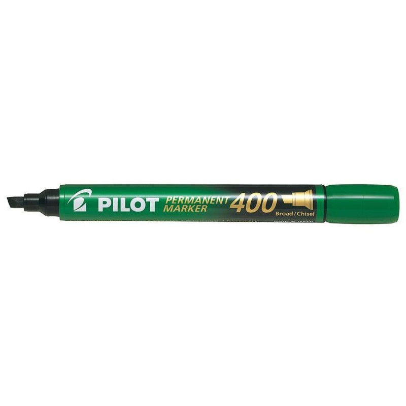 Marker permanentny PILOT SCA-400-G zielony ścięta 4.5mm