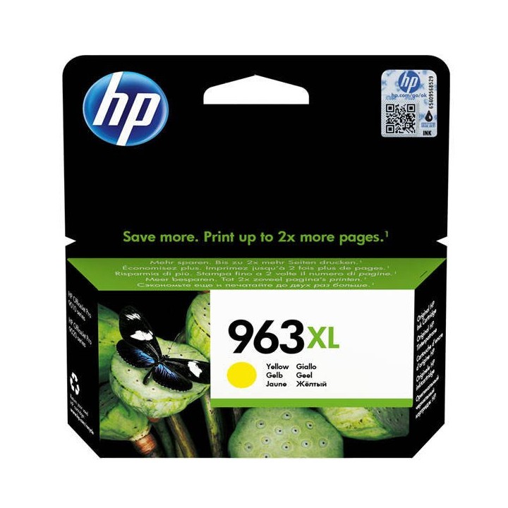 TUSZ ORYGINALNY HP963XL 3JA29AE YELLOW 1600 STRON
