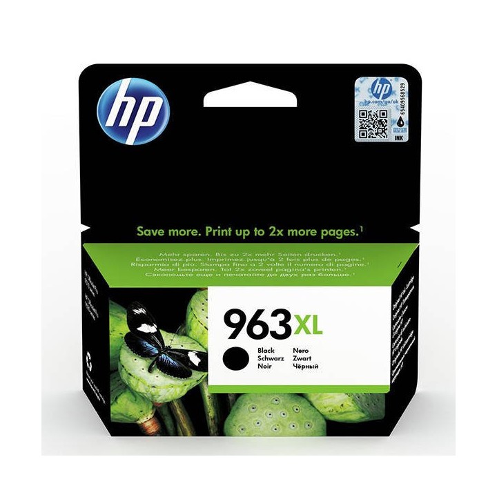 TUSZ ORYGINALNY HP963XL 3JA30AE CZARNY 2000 STRON
