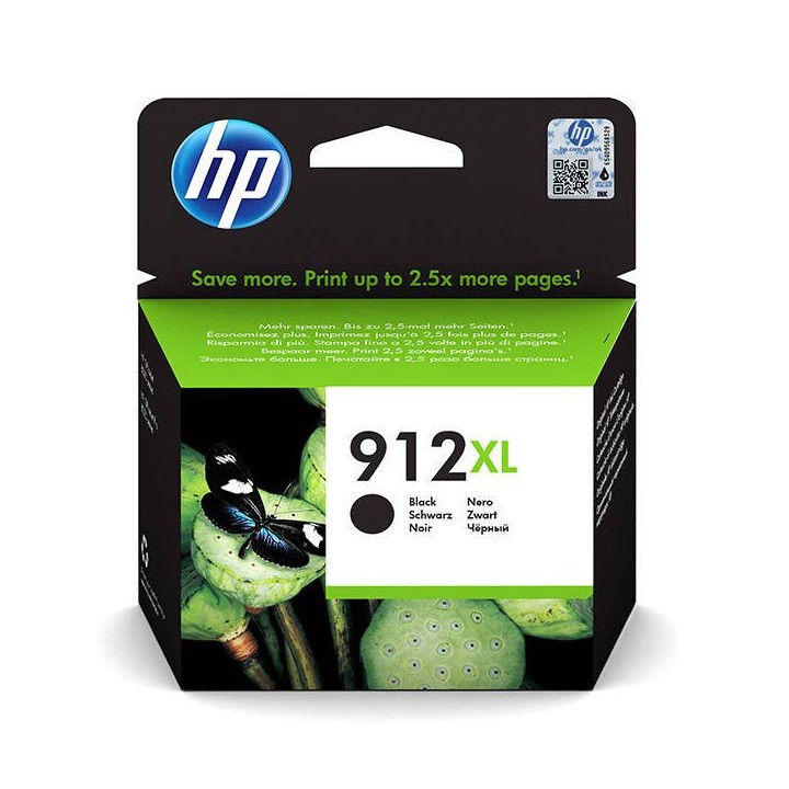 TUSZ ORYGINALNY HP912XL 3YL84AE CZARNY 825 STRON
