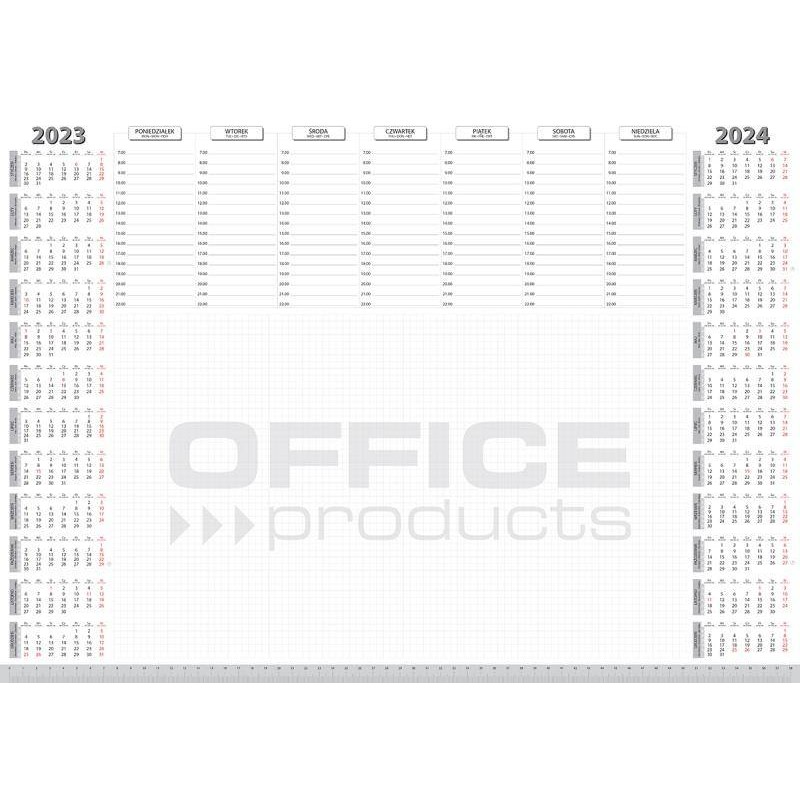 Biuwar 594x420mm tygodniowy OFFICE PRODUCTS