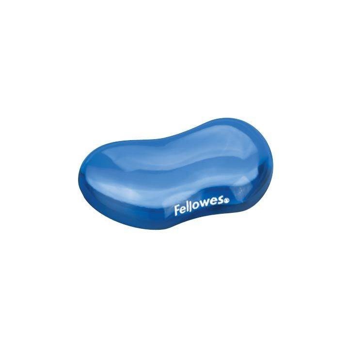 PODKŁADKA POD NADGARSTEK ŻELOWA FELLOWES CRYSTAL 91177-72 NIEBIESKA