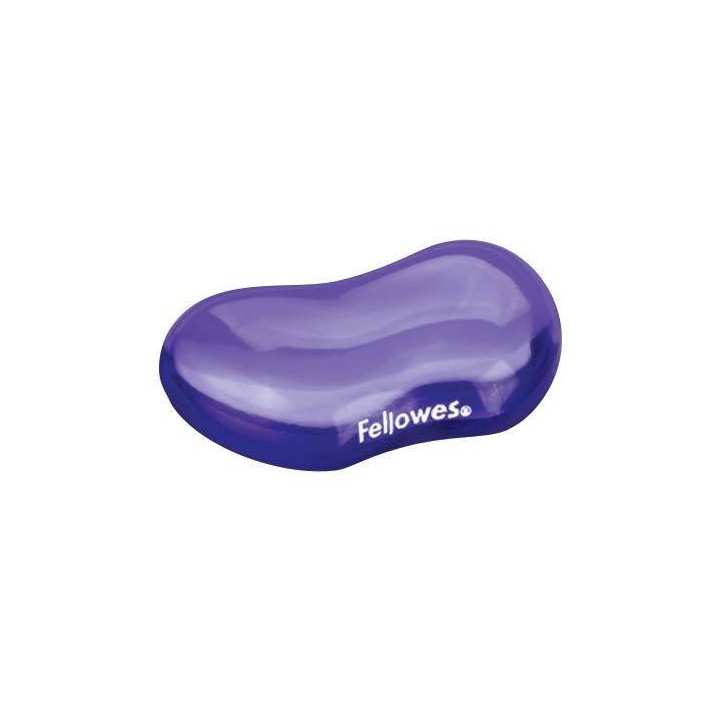 PODKŁADKA POD NADGARSTEK ŻELOWA FELLOWES CRYSTAL 91477-72 FIOLETOWA