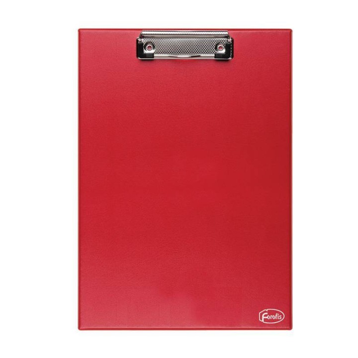DESKA Z KLIPEM A4 FOROFIS 91242 CZERWONA PVC