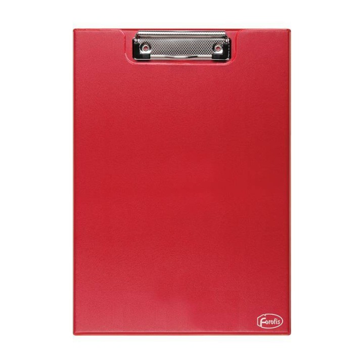 DESKA Z KLIPEM ZAMYKANA A4 FOROFIS 91245 CZERWONA PVC