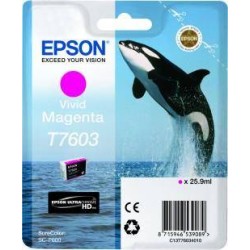 Tusz oryginalny EPSON T7603 C13T76034010 Magenta  25,9 ml