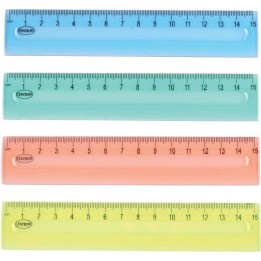 LINIJKA PLASTIKOWA 15CM CENTRUM 80725
