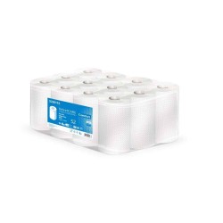 RĘCZNIK PAPIEROWY DWUWARSTWOWY CELULOZOWY VELVET CARE MINI 52 COMFORT 5221160 BIAŁY 52M 12 SZT.