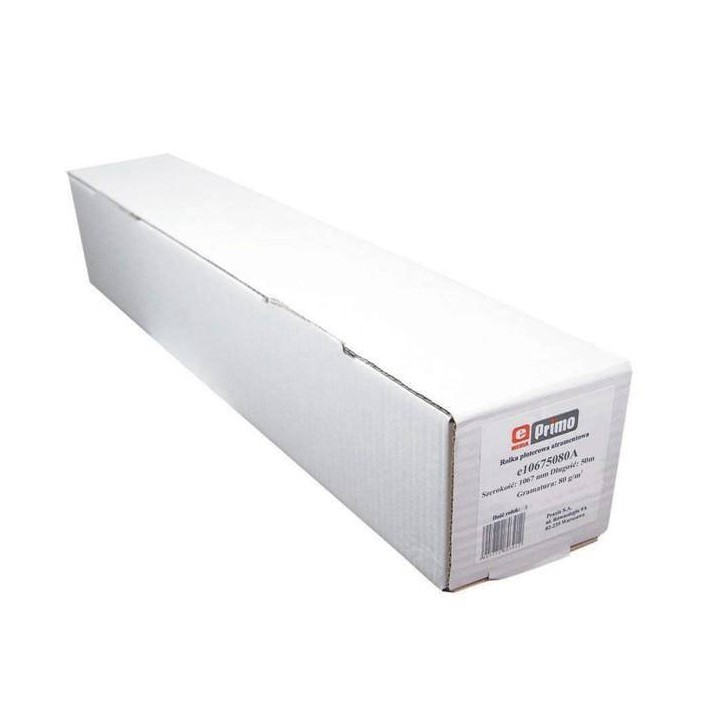 PAPIER DO PLOTERA 1067MM X50M 80G EPRIMO ATRAMENTOWY E10675080A GILZA 50MM