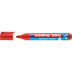 MARKER DO FLIPCHARTÓW EDDING 380 CZERWONY OKRĄGŁA 1.5-3MM