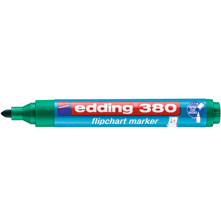 MARKER DO FLIPCHARTÓW EDDING 380 ZIELONY OKRĄGŁA 1.5-3MM