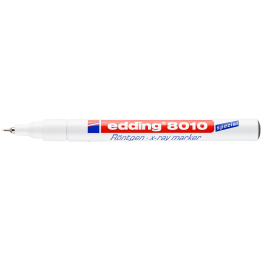 MARKER DO KLISZ RENTGENOWSKICH EDDING 8010 BIAŁY OKRĄGŁA 1.0MM