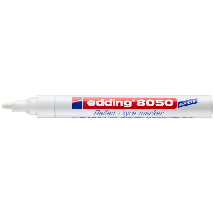 MARKER DO OPON EDDING 8050 BIAŁY OKRĄGŁA 2-4MM