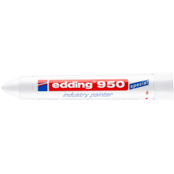 MARKER PRZEMYSŁOWY W PAŚCIE EDDING 950 BIAŁY 10MM