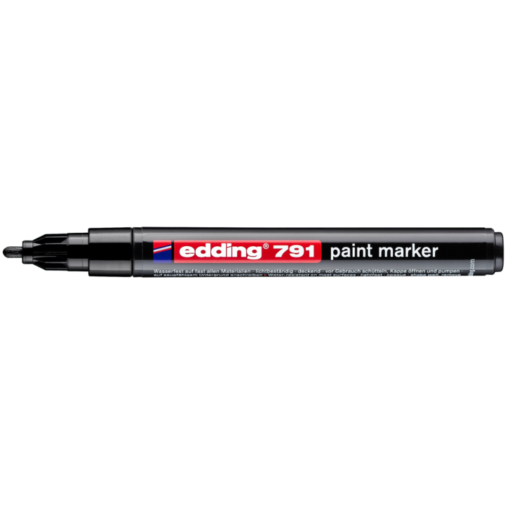 MARKER OLEJOWY EDDING 791 CZARNY 1-2MM