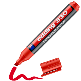 MARKER PERMANENTNY EDDING 330 CZERWONY 1-5MM