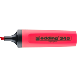 ZAKREŚLACZ EDDING 345 CZERWONY 2-5MM