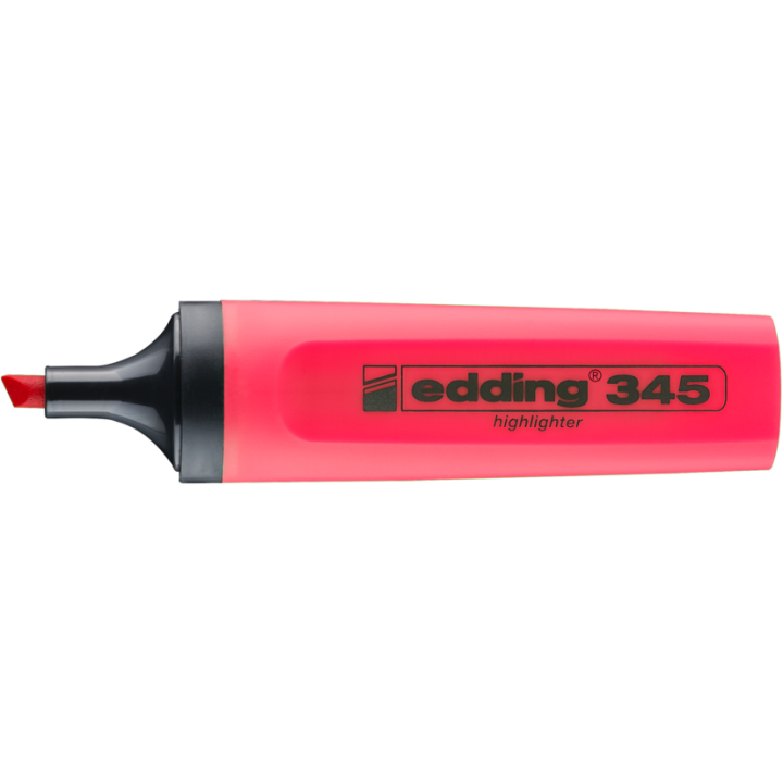 ZAKREŚLACZ EDDING 345 CZERWONY 2-5MM
