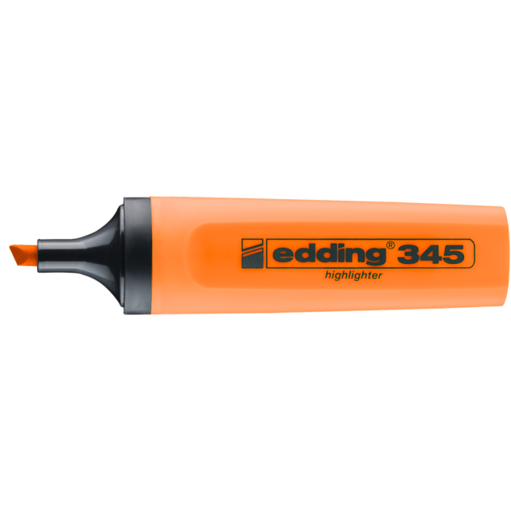 ZAKREŚLACZ EDDING 345 POMARAŃCZOWY 2-5MM
