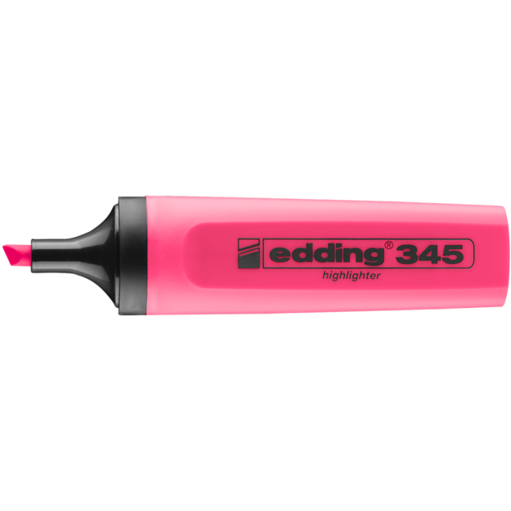 ZAKREŚLACZ EDDING 345 RÓŻOWY 2-5MM