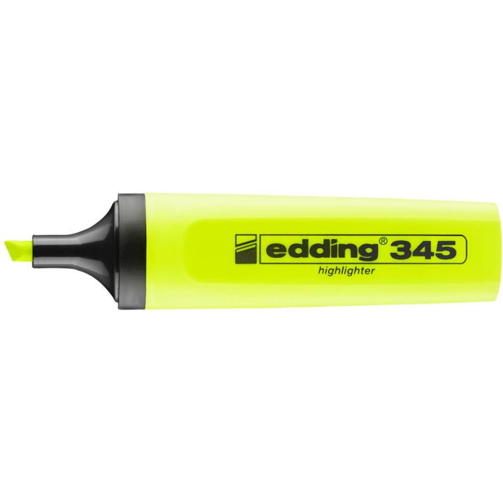 ZAKREŚLACZ EDDING 345 ŻÓŁTY 2-5MM