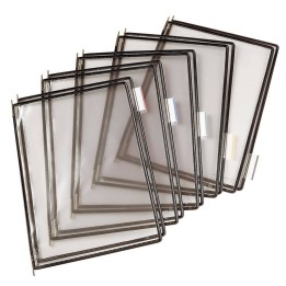 PANELE PREZENTACYJNE A4 TARIFOLD 114007 TR CZARNE 10SZT
