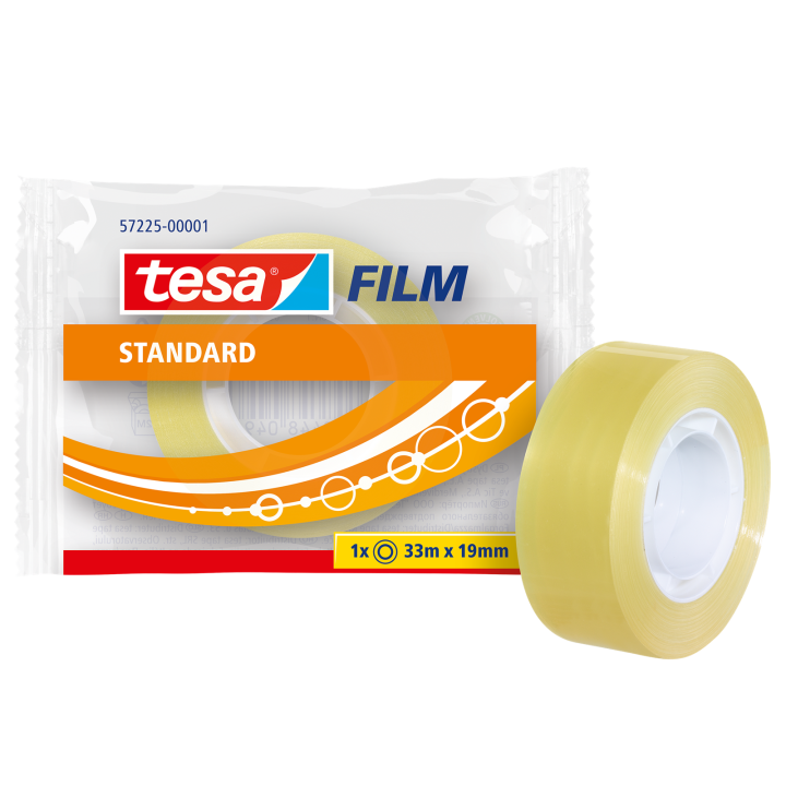 TAŚMA KLEJĄCA 19MMX33M TESA STANDARD 57225-00001-00 TS PRZEZROCZYSTA