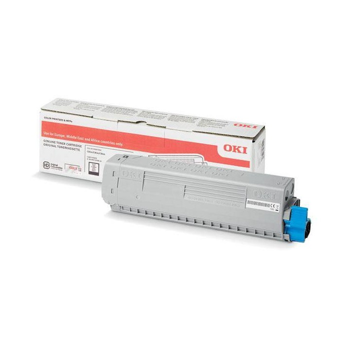 TONER ORYGINALNY OKI C824 47095704 CZARNY 5000 STRON