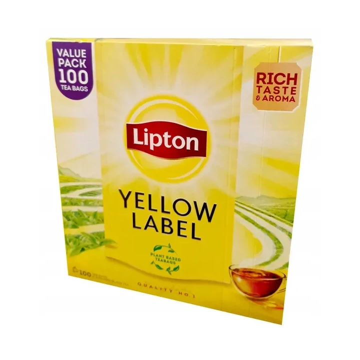 HERBATA YELLOW LABEL LIPTON 100 TOREBEK