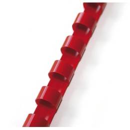 GRZBIET PLASTIKOWY 28.5MM ARGO 405284 CZERWONY 50 SZT