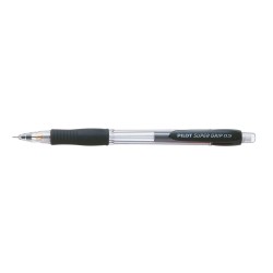 Ołówek automatyczny z gumką PILOT SUPER GRIP  czarny 0.5