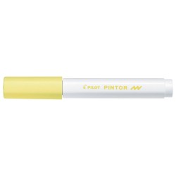 Marker permanentny PILOT Pintor F pastelowy żółty okrągła